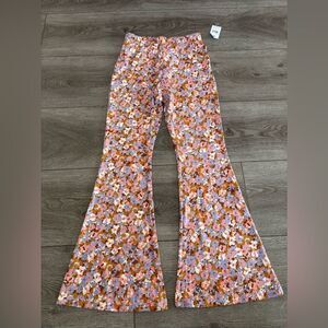 Billabong juniors Floral Bell Bottom Pants